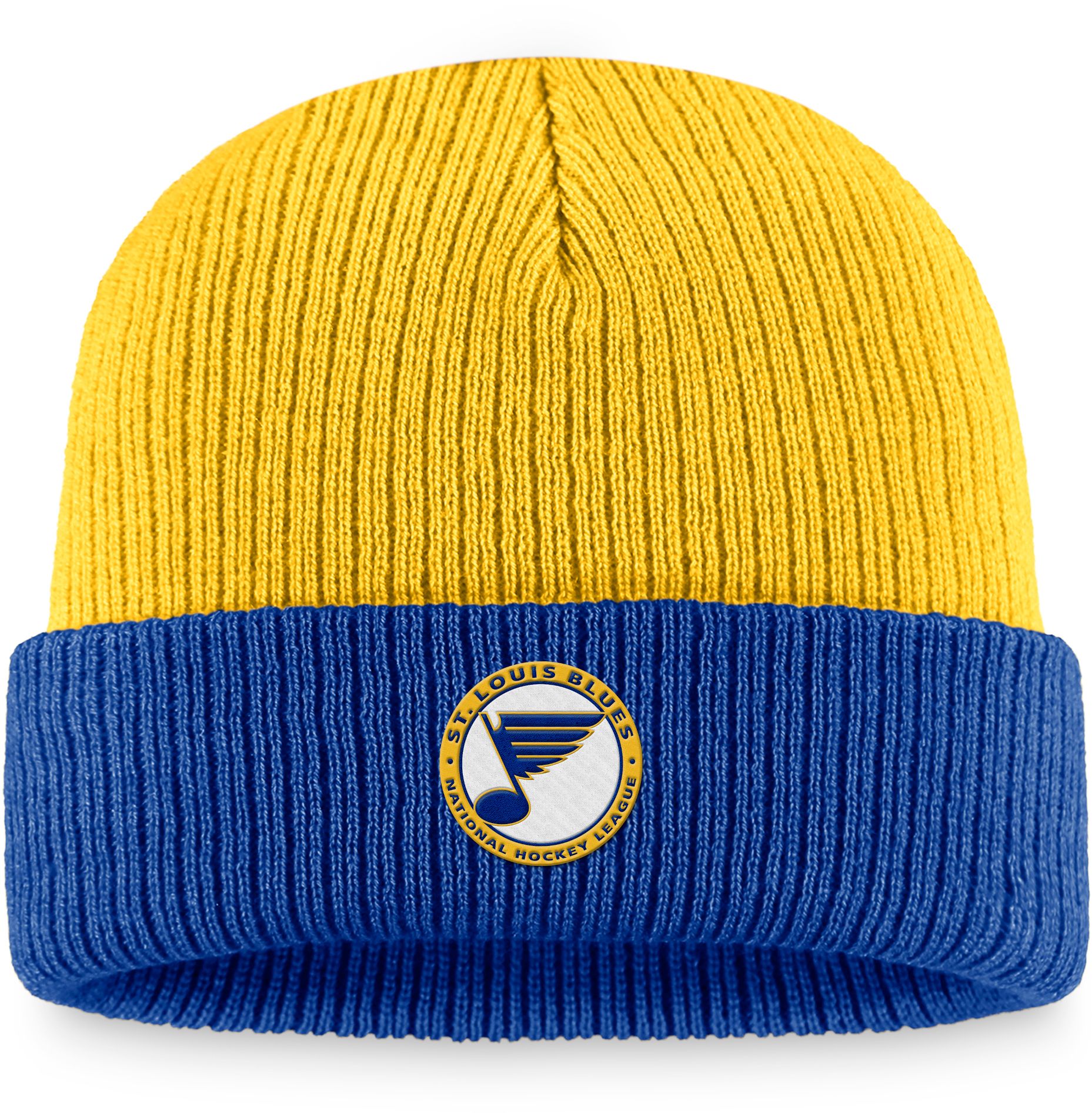 NHL St. Louis Blues Vintage Gold Cuffed Beanie