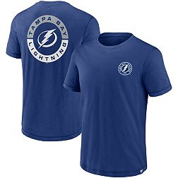 NHL Tampa Bay Lightning 2-Hit Logo Blue T-Shirt