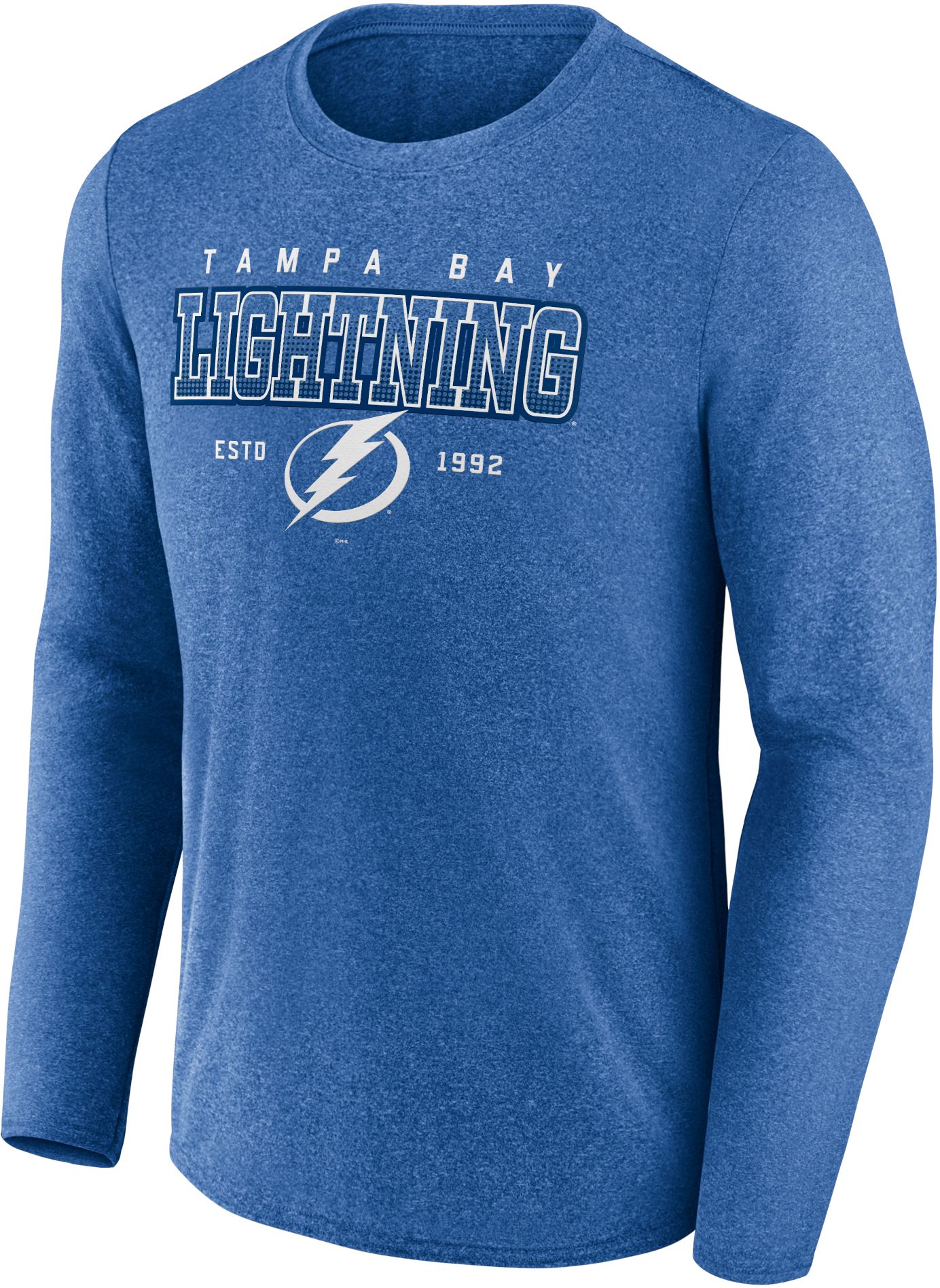 NHL Women's Tampa Bay Lightning Bleach Dye Black T-Shirt