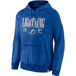 NHL Tampa Bay Lightning Vintage Snow Wash Blue Pullover Hoodie