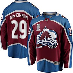 NHL 2022 Stanley Cup Champions Nathan MacKinnon #29 Breakaway Home Replica Jersey