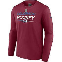 NHL Colorado Avalanche 2023 Authentic Pro Primary Logo Maroon Long Sleeve Shirt