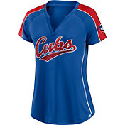 MLB Women's Chicago Cubs Royal Placket T-Shirt