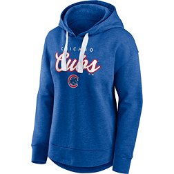 MLB Team Apparel Youth Chicago Cubs Royal Bases Loaded Hooded Long Sleeve T- Shirt