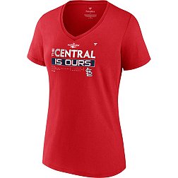 MLB Women's St. Louis Cardinals 2022 Division Champions Locker Room T-Shirt