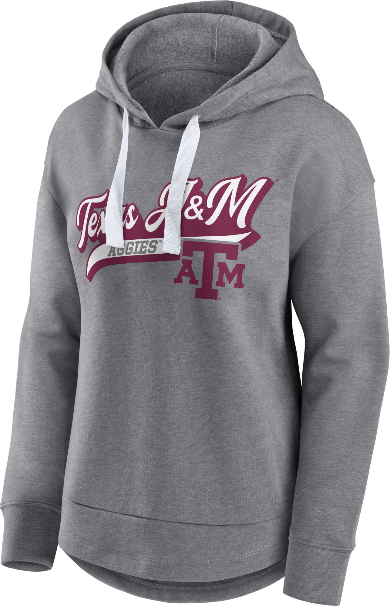 NCAA Women's Texas A&amp;M Aggies Heathered Grey Pullover Hoodie