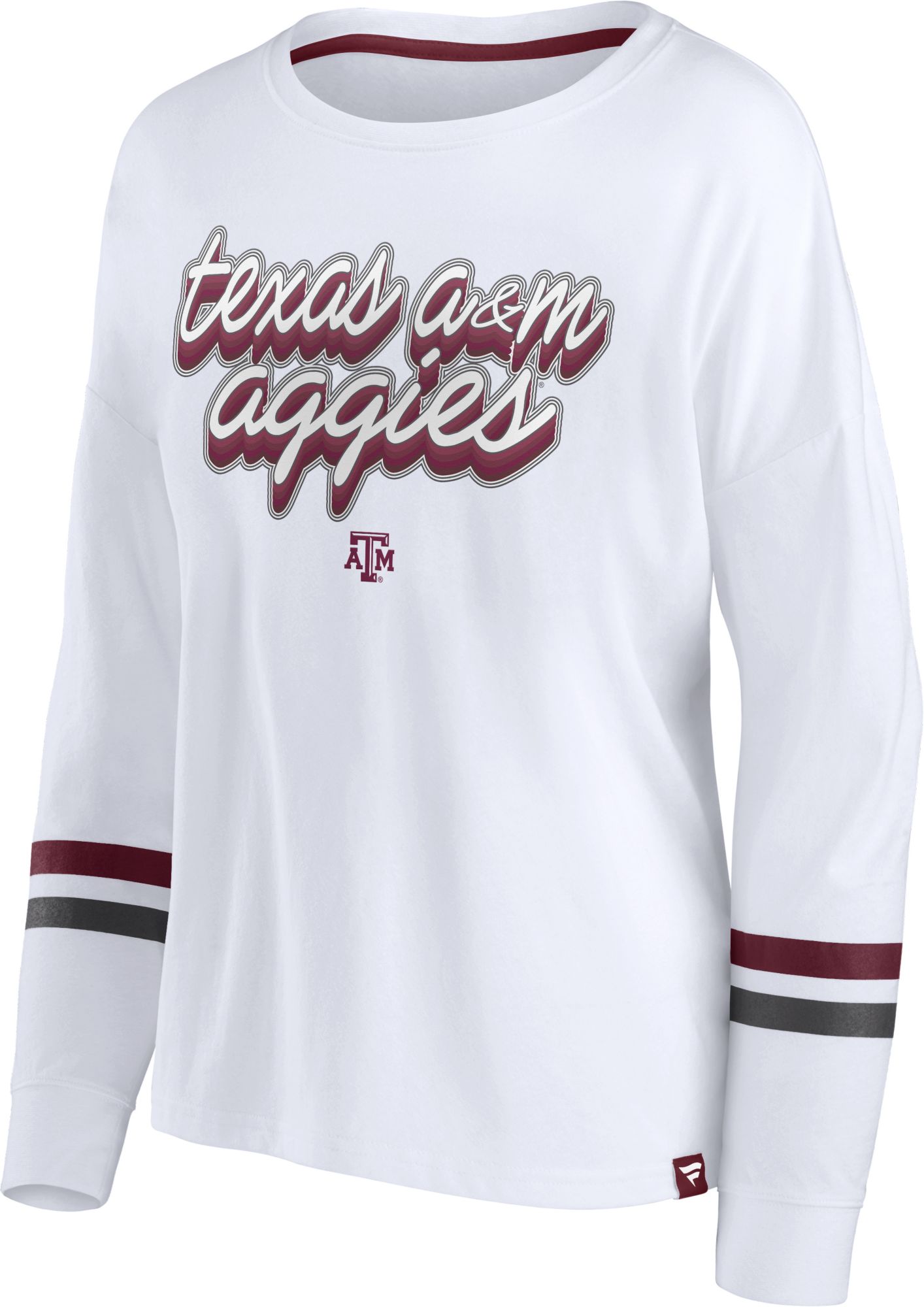 NCAA Women's Texas A&amp;M Aggies White Iconic Long Sleeve T-Shirt