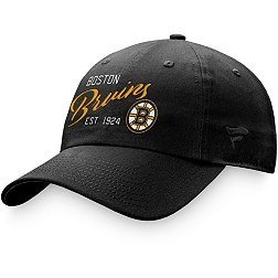NHL Women's Boston Bruins Script Black Dad Hat