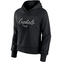 NHL Women's Washington Capitals Iced Out Black Pullover Hoodie