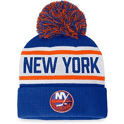 NHL Women's New York Islanders Blue Pom Cuffed Beanie
