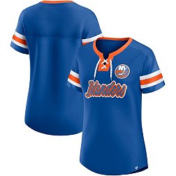 New York Islanders Women's Plus Size 1X Blue Majestic Hockey T Shirt