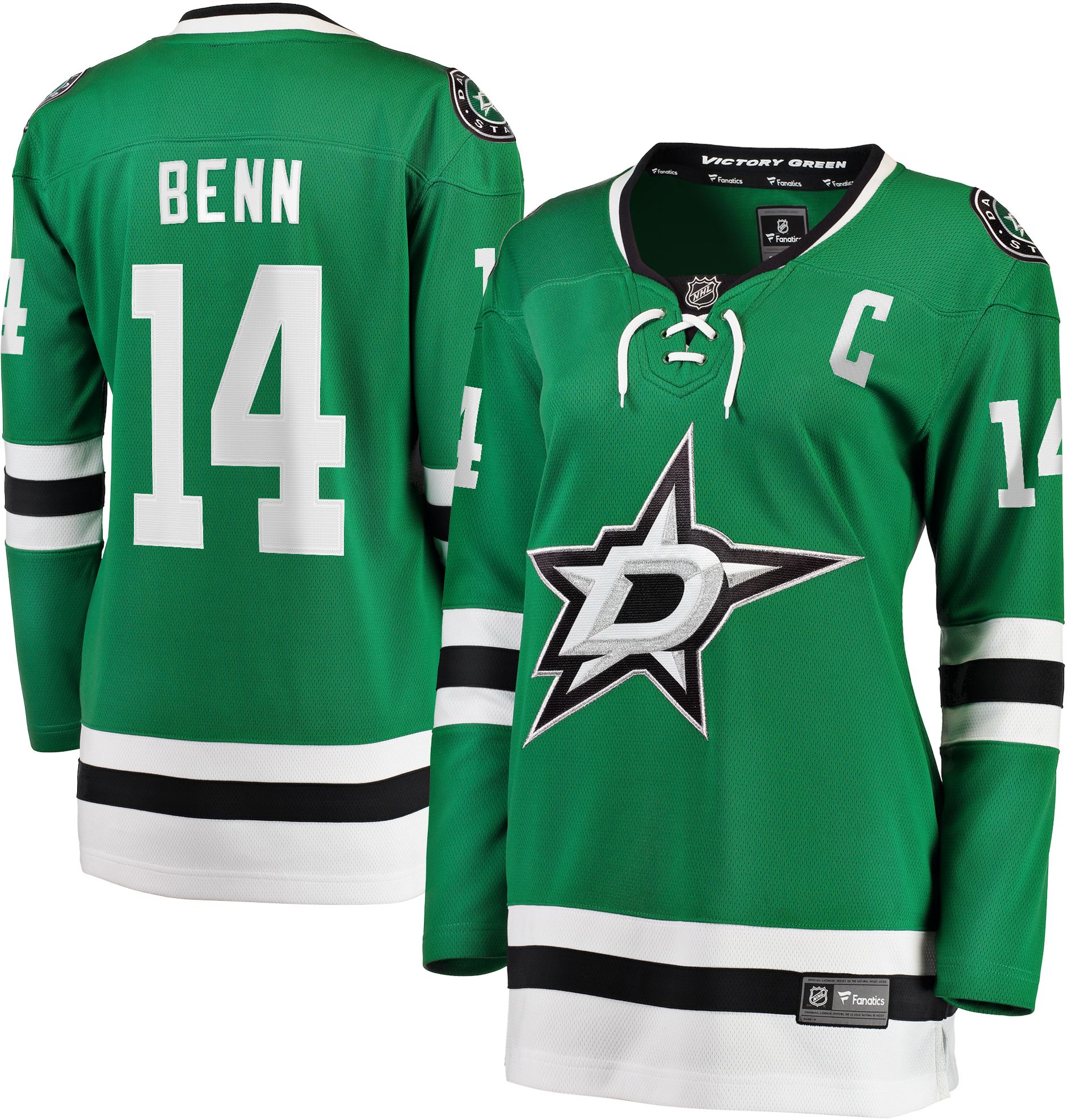 NHL Women's Dallas Stars Jamie Benn #14 Breakaway Home Replica Jersey