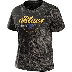 Women's Starter Blue St. Louis Blues Grand Slam Raglan Notch Neck T-Shirt Size: Extra Large