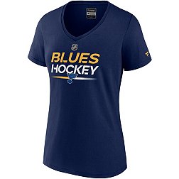 NHL Women's St. Louis Blues 2023 Authentic Pro Prime Navy T-Shirt