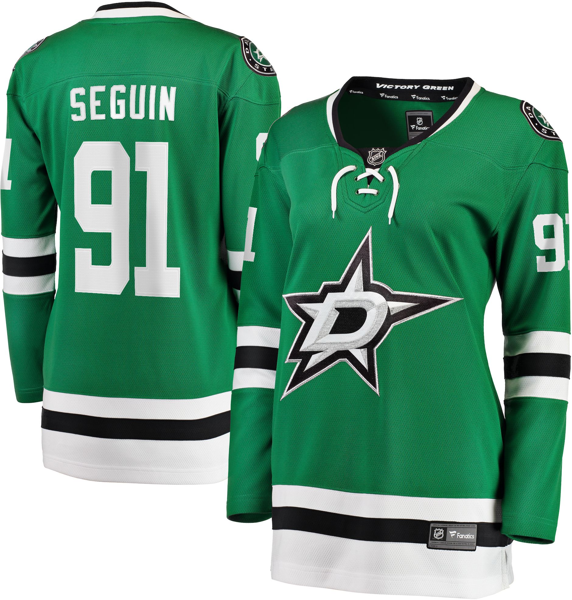 NHL Women's Dallas Stars Tyler Seguin #91 Breakaway Home Replica Jersey