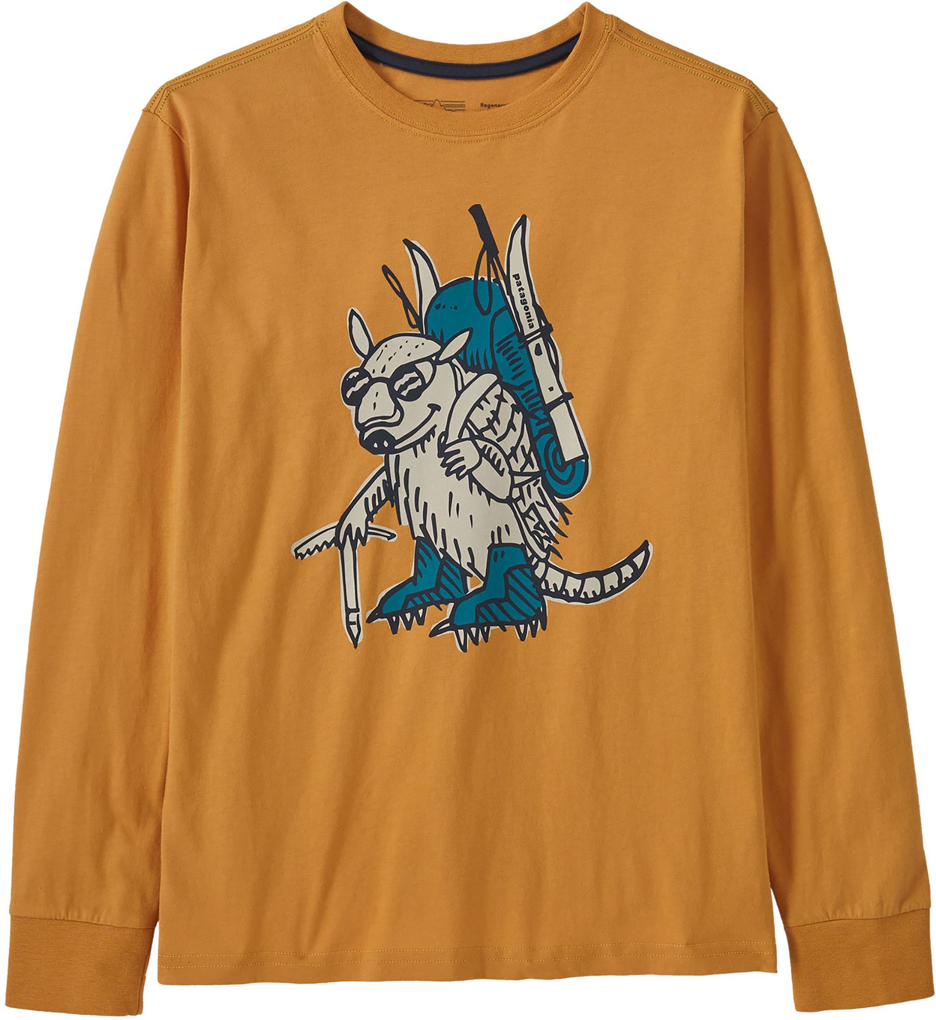 Patagonia Boys' Graphic Organic Long Sleeve Shirt