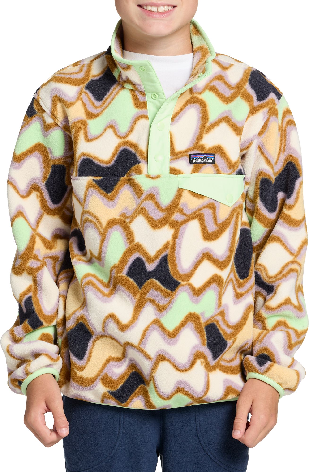 Patagonia Boys' Lightweight Synchilla Snap-T Pullover