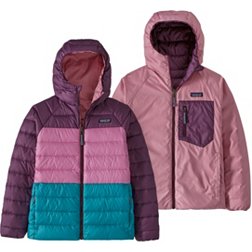 Patagonia Youth Reversible Down Sweater Hooded Jacket