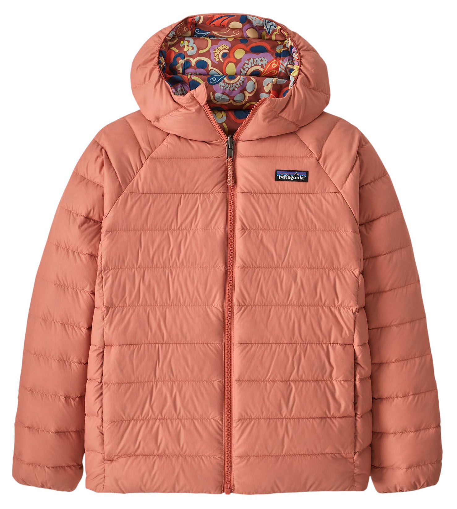 Patagonia Youth Reversible Down Sweater Hooded Jacket