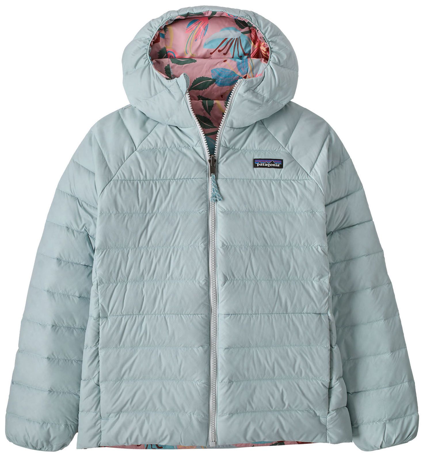 Patagonia Youth Reversible Down Sweater Hooded Jacket