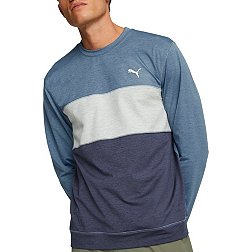 Puma Men's CLOUDSPUN Colorblock Crewneck Golf Sweatshirt