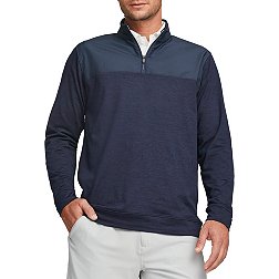 PUMA Men's Cloudspun Colorblock 1/4 Zip Golf Pullover