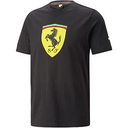 PUMA Men's Ferrari Racing Black Shield T-Shirt