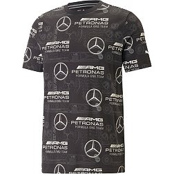 Puma Mercedes F1 Black All Over Print T-Shirt