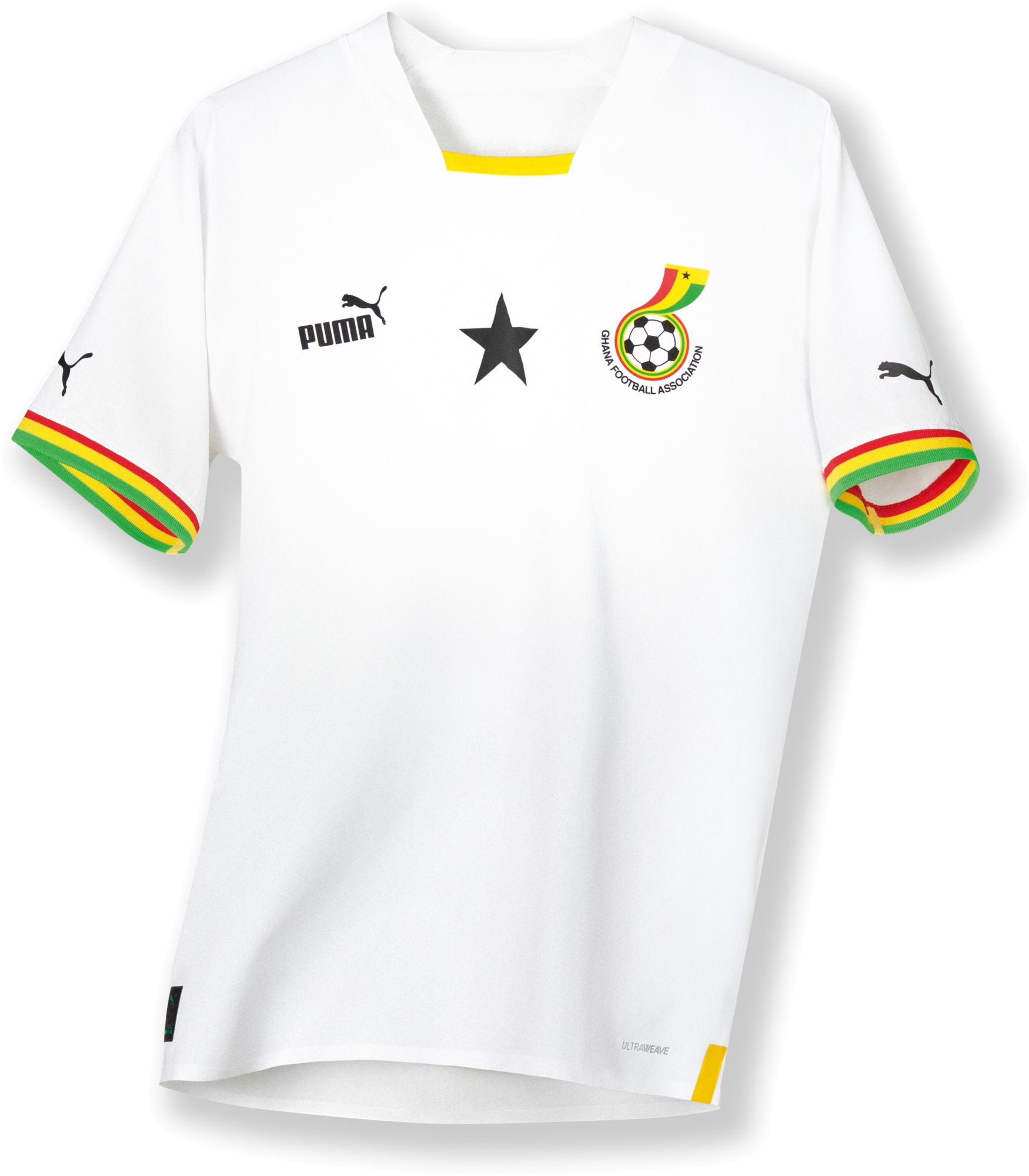 Puma Ghana Home Replica World Cup 22 Men's Jersey