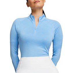 PUMA Women's Long Sleeve 1/4 Zip YouV Golf Shirt