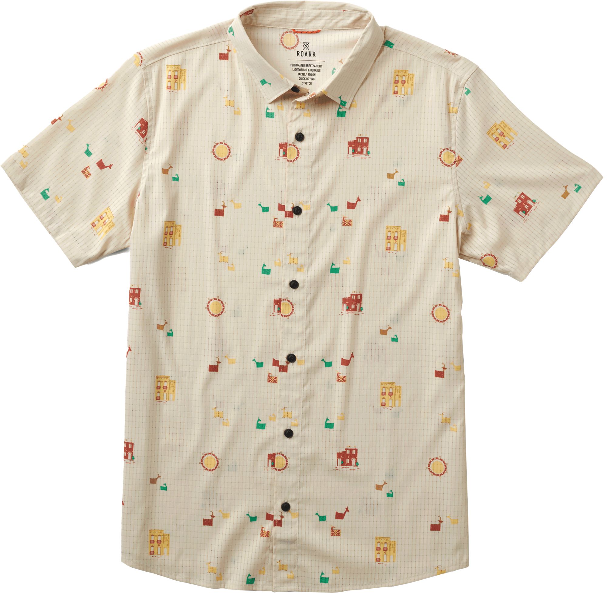 Roark Men's Bless Up Mechanical Stretch Shirt