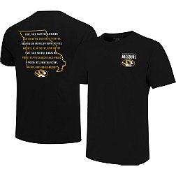 Image One Men's Missouri Tigers Black Fight Song T-Shirt