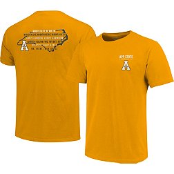 Image One Men's Appalachian State Mountaineers Gold Fight Song T-Shirt