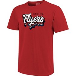 Image One Women's Dayton Flyers Red Retroscript T-Shirt