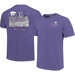 Image One Women's Kansas State Wildcats Purple Doodles T-Shirt