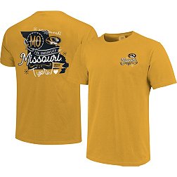 Image One Women's Missouri Tigers Gold Doodles T-Shirt