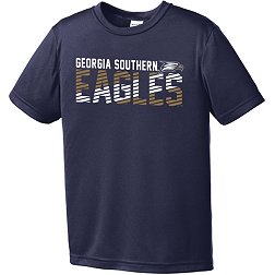 Image One Youth Georgia Southern Eagles Navy Diagonal Competitor T-Shirt