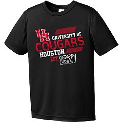 Image One Youth Houston Cougars Black Offsides Competitor T-Shirt