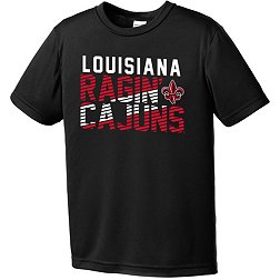 Image One Youth Louisiana-Lafayette Ragin' Cajuns Black Diagonal Competitor T-Shirt