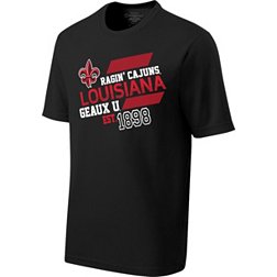 Image One Youth Louisiana-Lafayette Ragin' Cajuns Black Offsides Competitor T-Shirt