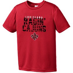 Image One Youth Louisiana-Lafayette Ragin' Cajuns Red Destroyed Competitor T-Shirt