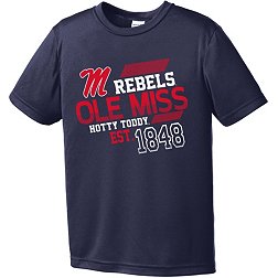 Image One Youth Ole Miss Rebels Blue Offsides Competitor T-Shirt