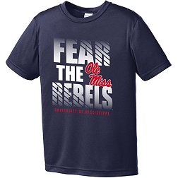 Image One Youth Ole Miss Rebels Blue Fear Competitor T-Shirt
