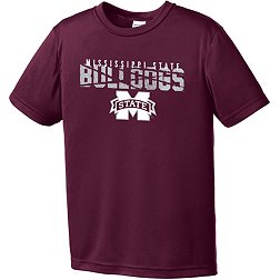 Image One Youth Mississippi State Bulldogs Maroon Destroyed Competitor T-Shirt