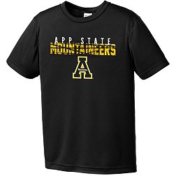 Image One Youth Appalachian State Mountaineers Black Destroyed Competitor T-Shirt