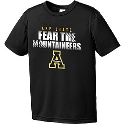 Image One Youth Appalachian State Mountaineers Black Fear Competitor T-Shirt