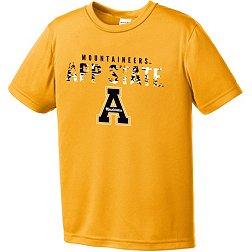 Image One Youth Appalachian State Mountaineers Gold Digital Camo Competitor T-Shirt
