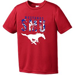 Image One Youth Southern Methodist Mustangs Red Digital Camo Competitor T-Shirt