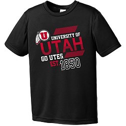 Image One Youth Utah Utes Black Offsides Competitor T-Shirt
