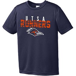 Image One Youth UT San Antonio Roadrunners Blue Destroyed Competitor T-Shirt